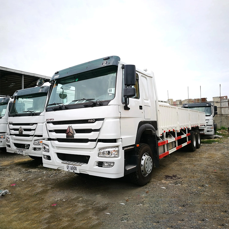 Sinotruk HOWO nueva 6X4 10 Wheeler plana de 30t camiones de carga con la pared lateral