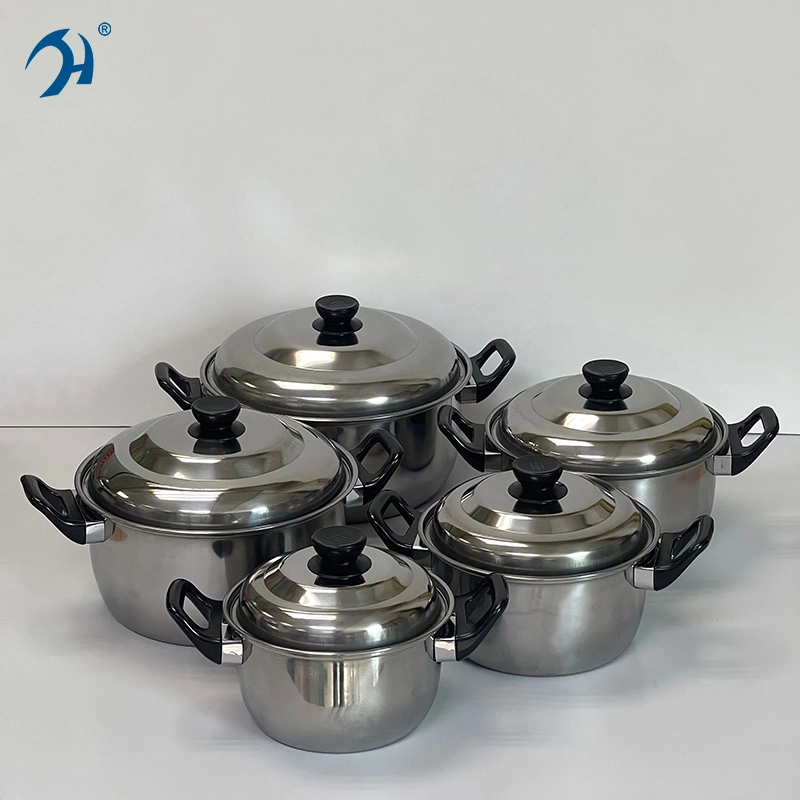 Kitchen Appliances Cooking Set Stainless Steel 10PCS Cookware Set