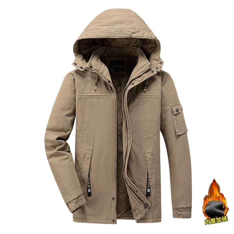 OEM Thickened Men's Jacket Pure Cotton Casual Winter Coat Men's Cotton Coat