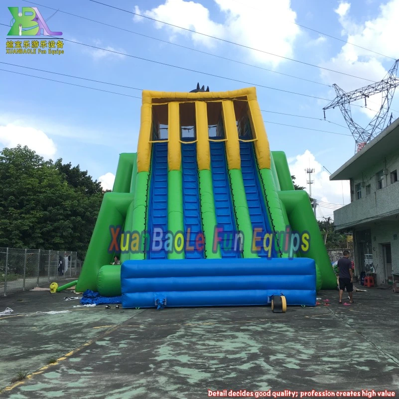 Giant Inflatable Jumbo Water Slide for Amusement Park, Inflatable Hippo Slide for Adults