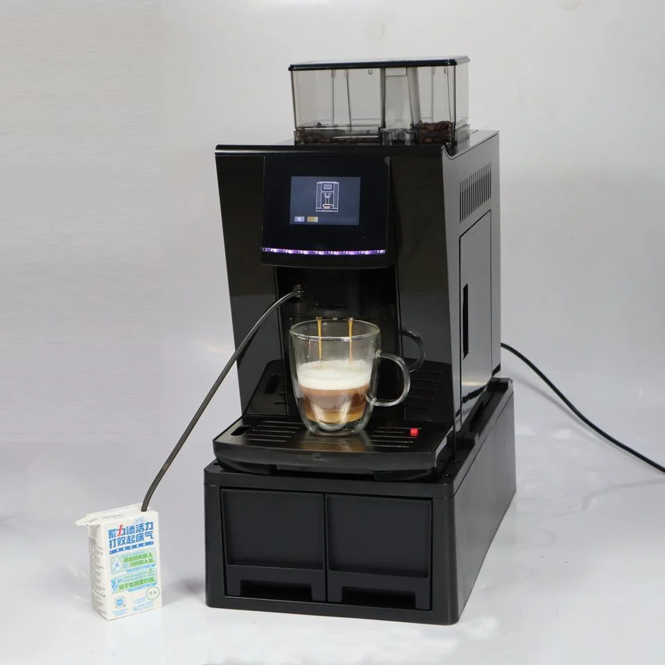 Automatic Espresso Coffee Machine Bean to Cup for Office/Home Cappuccino Maker 220V/50Hz