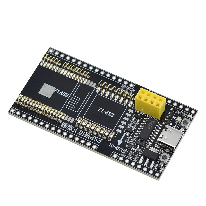 Esp8266 Esp32-Wrover placa de desarrollo de prueba de programador de zócalo Downloader para Esp-01 Esp01s Esp12 Esp32 adaptador CH340