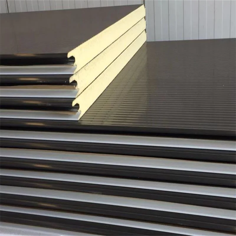 Factory Price Sandwich Panel/Material Rockwool/PU/PIR for Modern Prefab Steel Structure Building Prefabricated