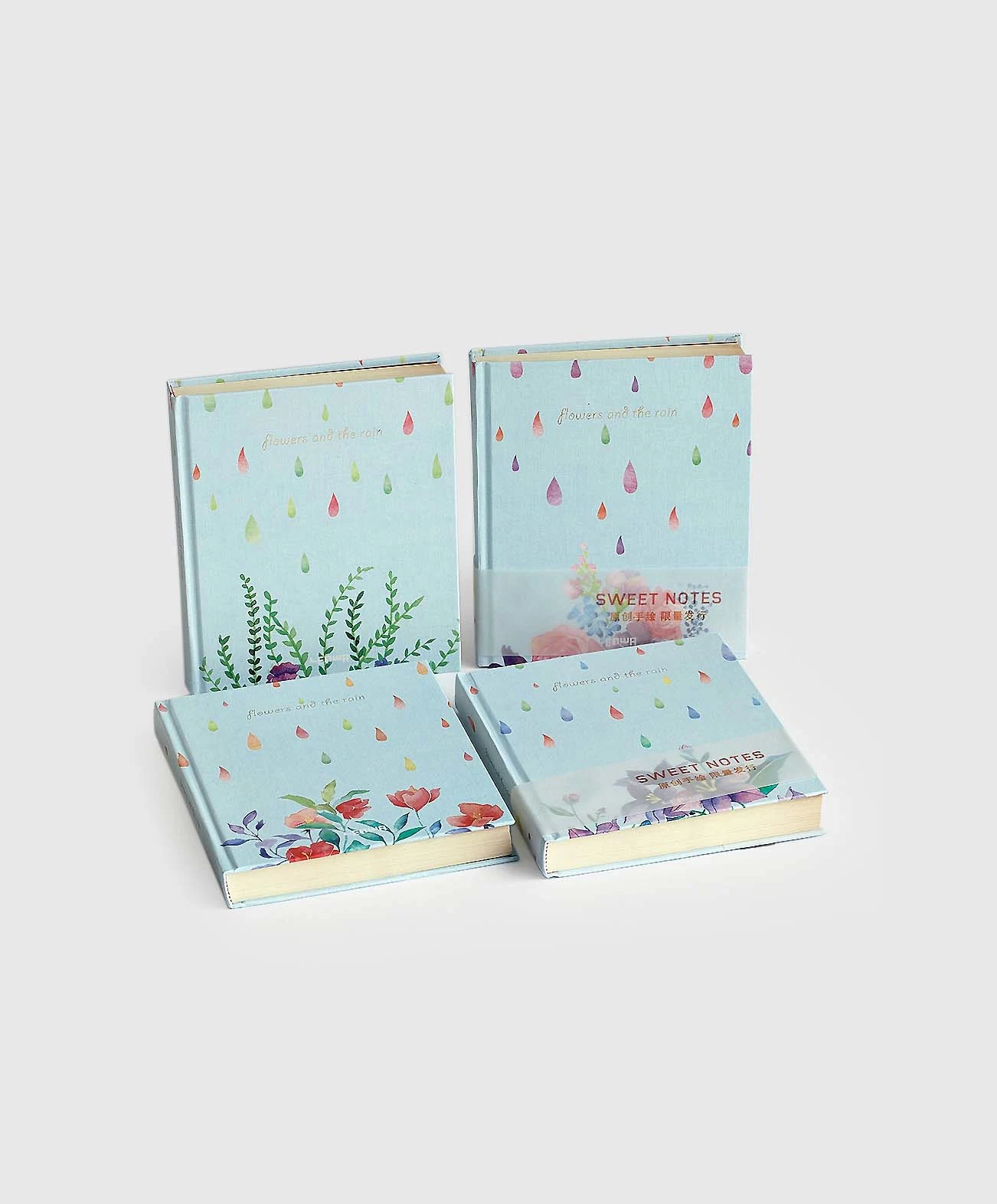Paper Cover Flower Gift School Office Notebook