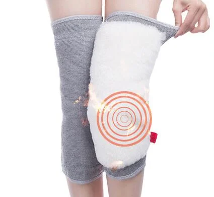 Comfortable Winter Cold Protection Real Wool Ultra Thick Long Warm Knee Brace Support