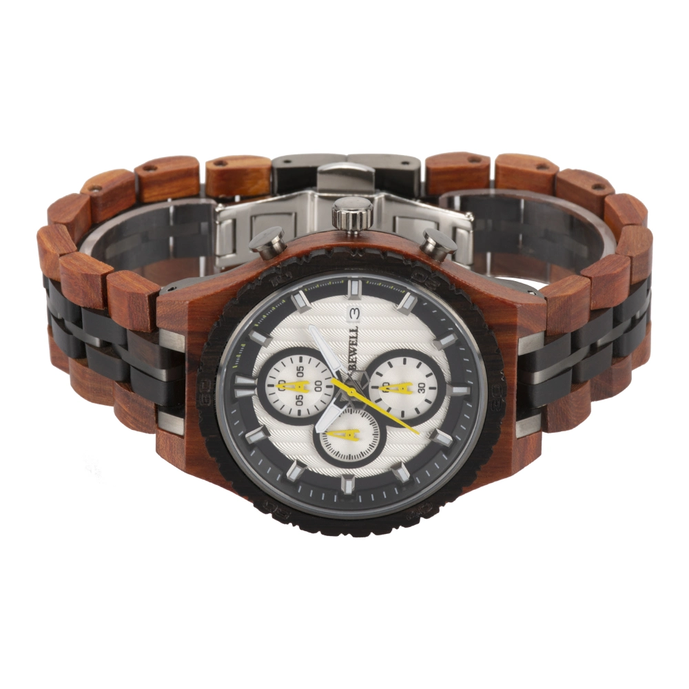 Bewelll Design High quality/High cost performance  Chronograph Wooden Watch