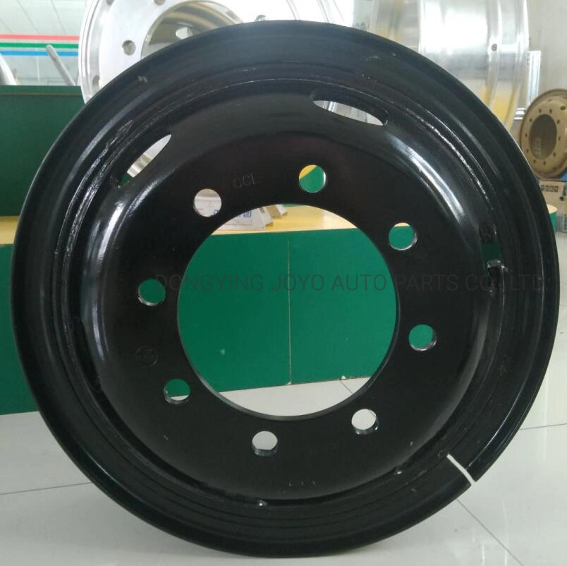 Venta en caliente 20inch Negro tubo rueda de acero RIMs 6.5-20 para Camión ligero