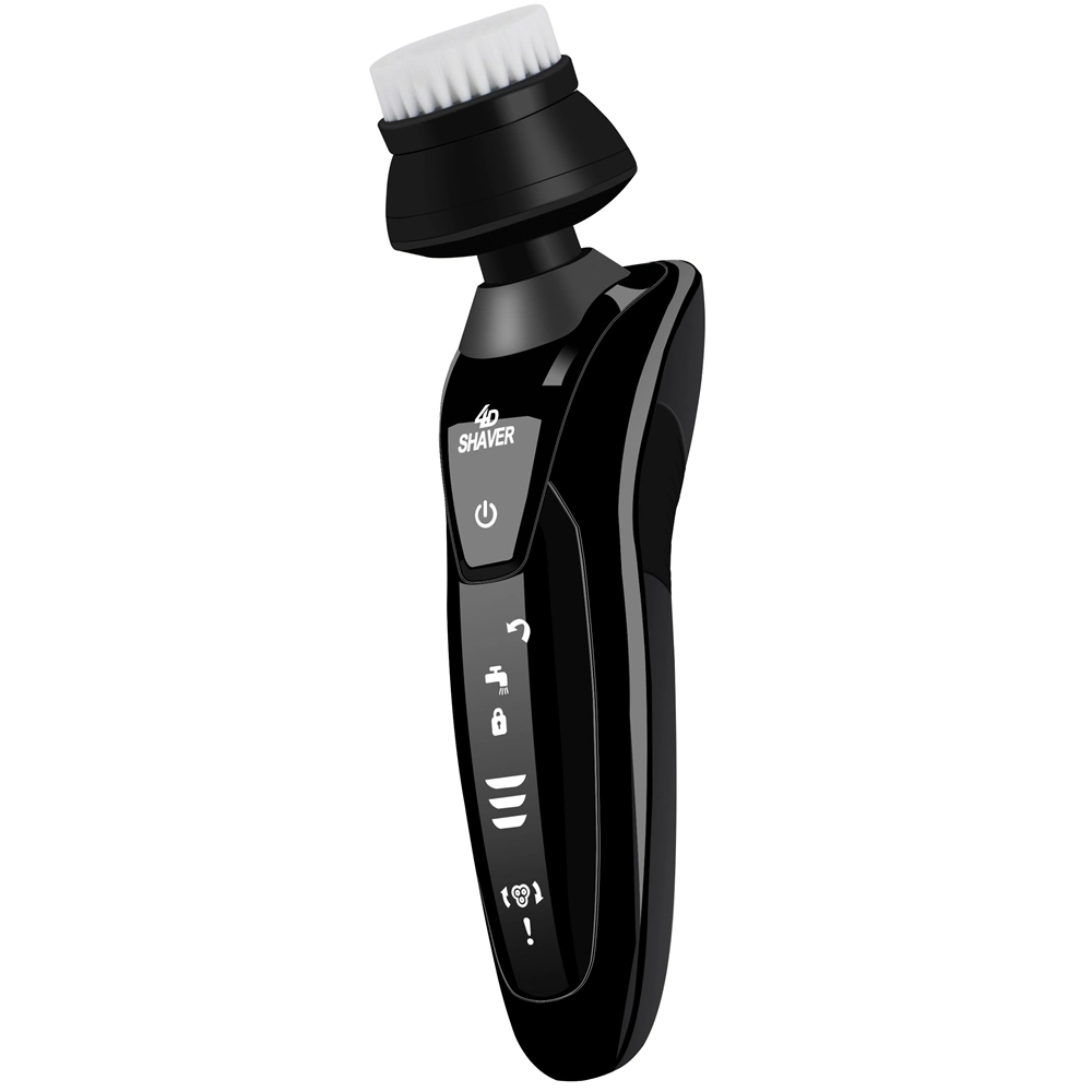 USB Rechargeable Wet Dry Dual 3D Rotary Shaver Trimmer Mixed Function 4 in 1 Ipx7 Waterproof Cordless Electric Mens Hair Shaver