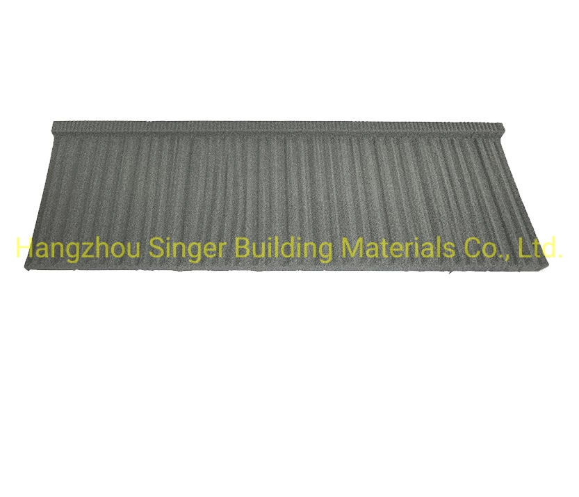 Thermal Insulation Bitumen Roof Tile Easy Installing Estonia Galvalume Stone Coated Roofing