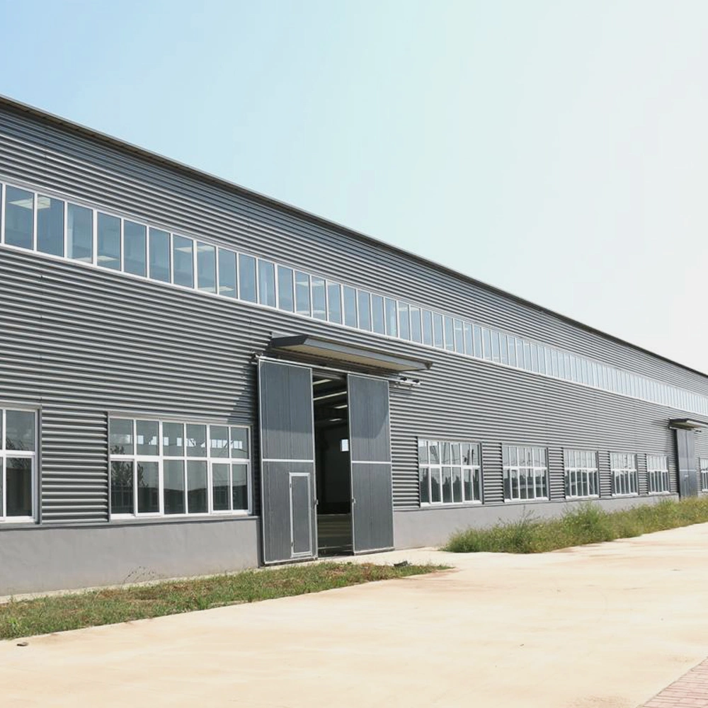 Prefabricated Steel Structure Office Building with Marble Slab