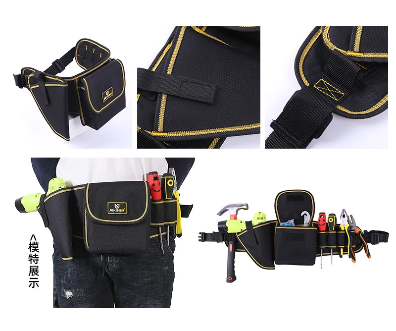 OEM/ODM Customize Multi-Functional Oxford Hardware Maintenance Electrician&prime; S Waist Tool Belt