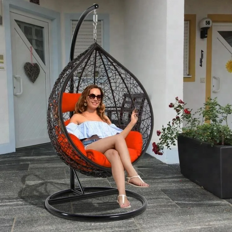 Metal Outdoor Steel Garden Swings for Adults