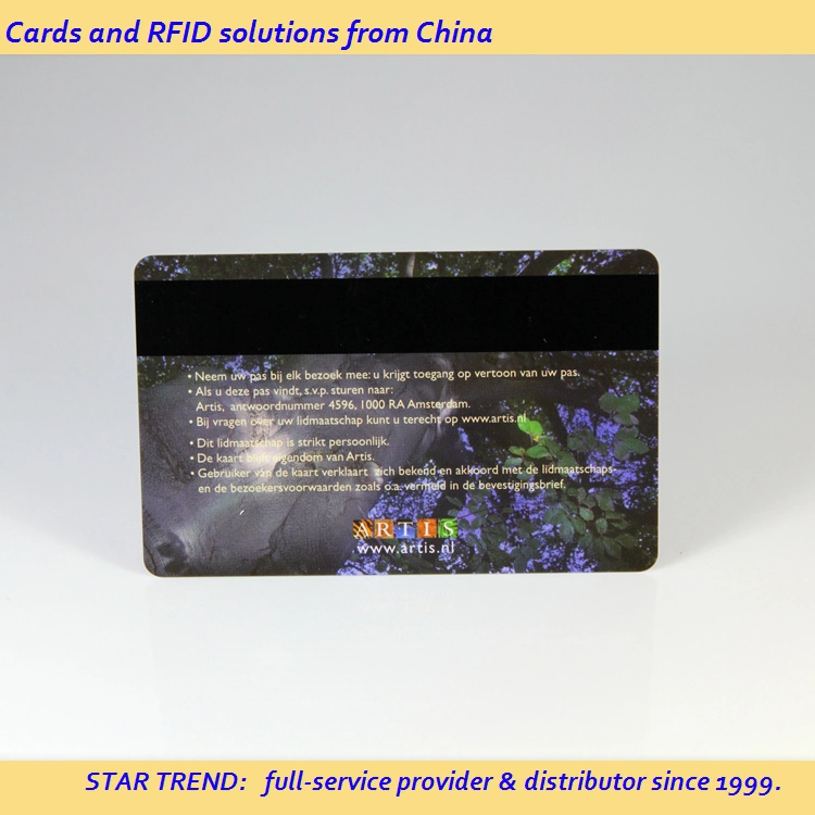 Plastic Membership Gift Card with Magnetic Stripe