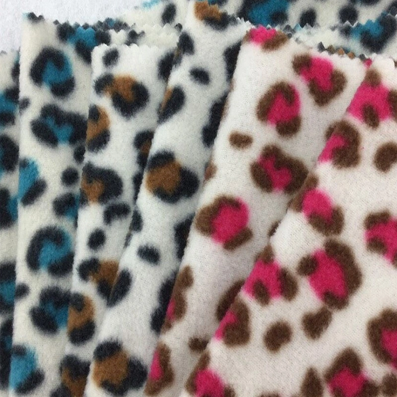 100%Polyester Printed Polar Fleece Fabric 75D/96f