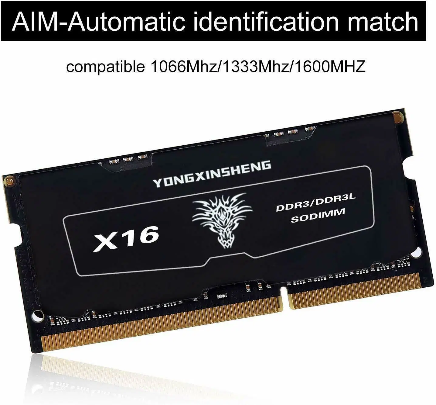 Black DDR3 DDR3l 4GB 8GB So-DIMM 1333MHz 1600MHz PC3l /PC3--12800s 10600s 8500s 1.5V 1.35V 204pin 2rx8 SODIMM Laptop Notebook Memories