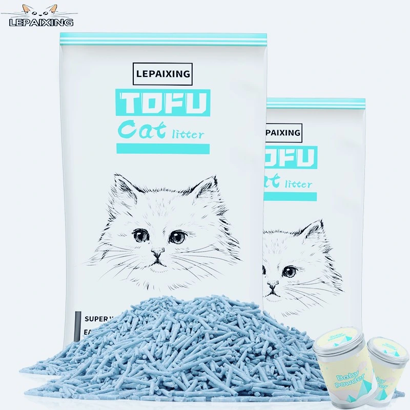 High quality/High cost performance  Tofu Cat Litter 10L Vacuum Package Easy Cleaning Products