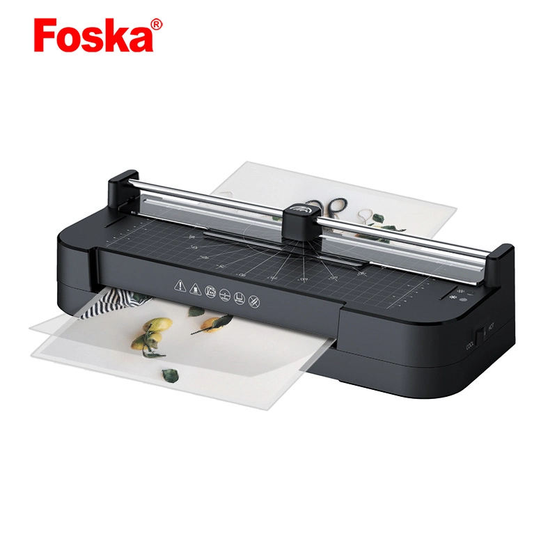 Foska A4 Plastic 2 Wheels Laminator with Trimmer