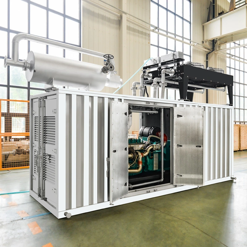 200kw Natural Gas Generator Biogas Generator Waste Heat Recovery of Domestic Large Natural Gas Energy-Saving Generator Unit