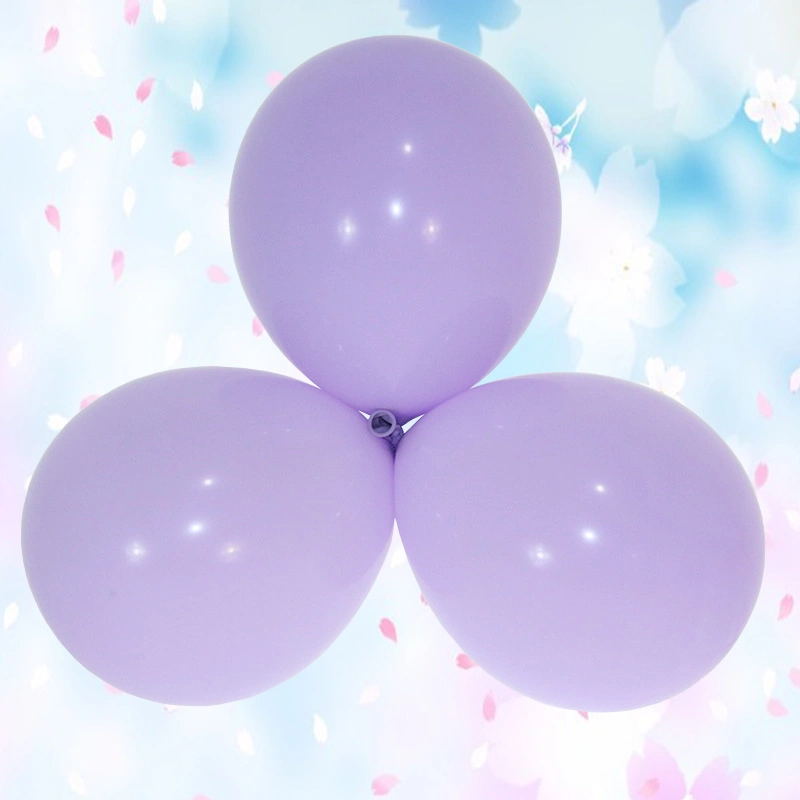 Macaron Ballons Party, Décoration de fête d'anniversaire et de mariage, Ballons sans feuilles de couleur.