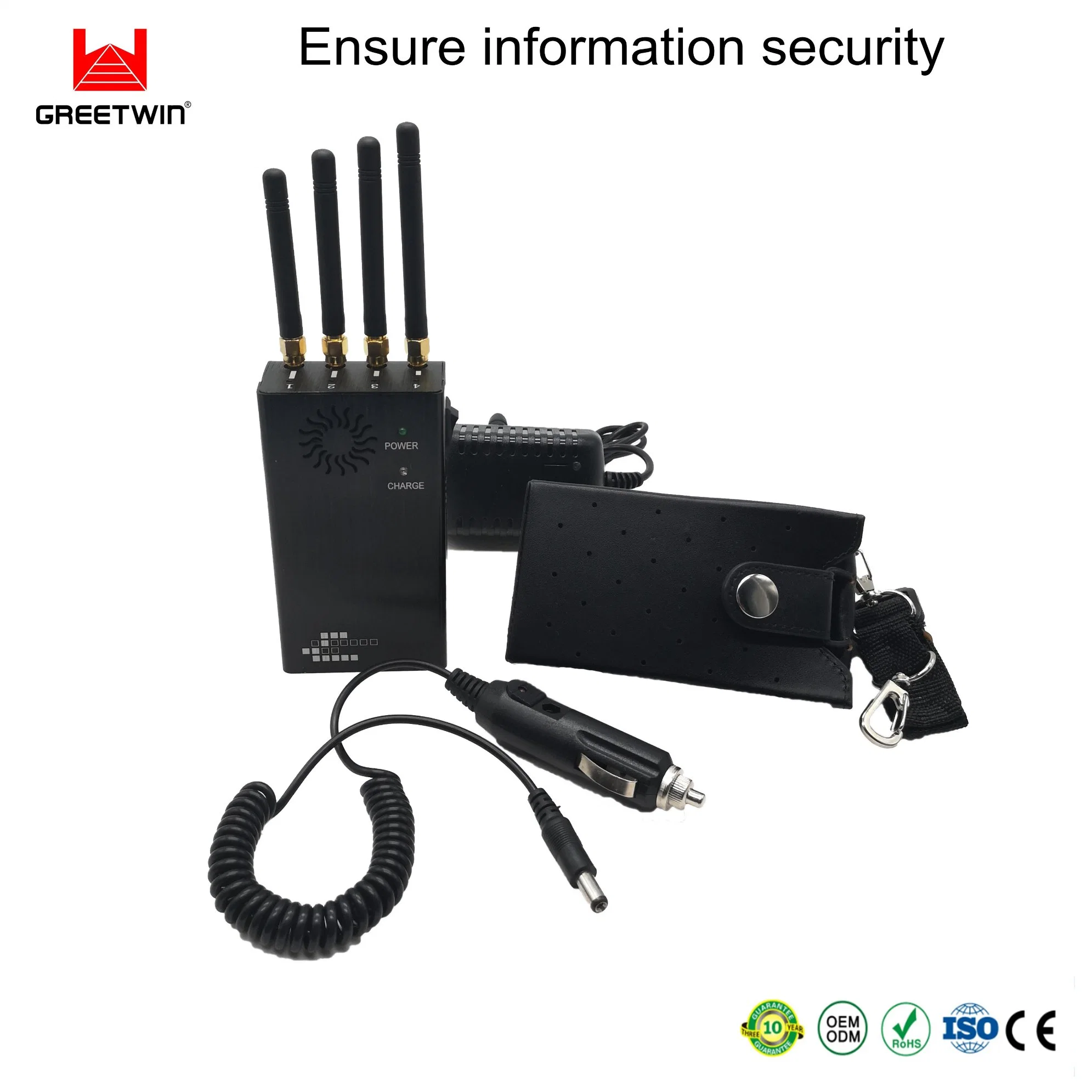 2W Mini 4 Band 3G Portable Signal Jammer Mobile Cellular Cell Phone Jammer (GW-JN4L)