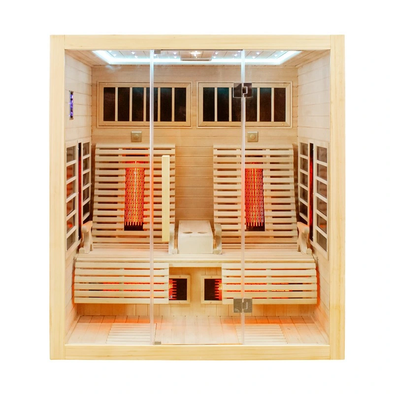 Nouveau sauna infrarouge intérieur à faible CEM Hemlock