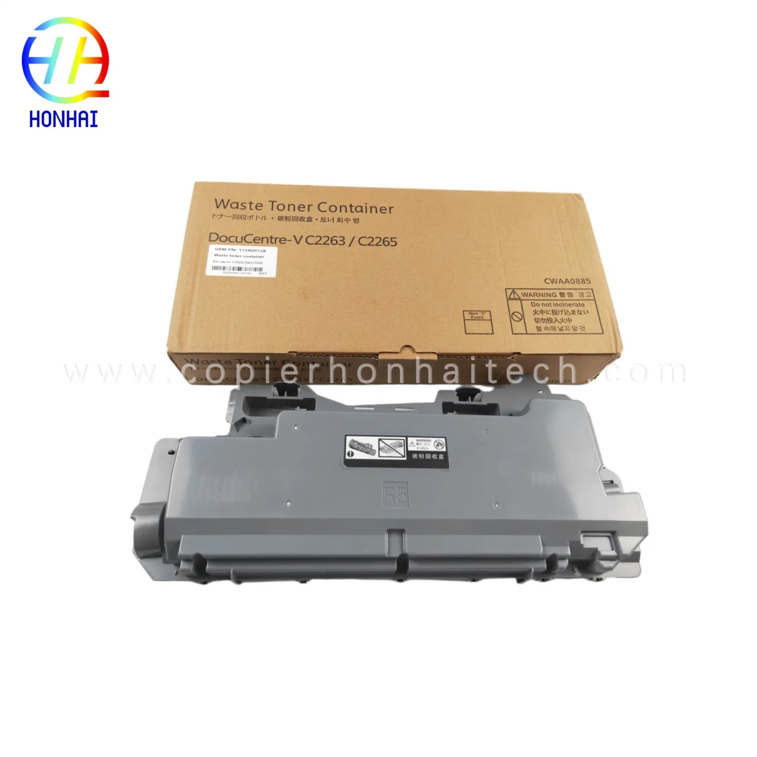 Contenedor de tóner residual para Xerox C7020 7025 7030 7120 7125 7130 115r00128