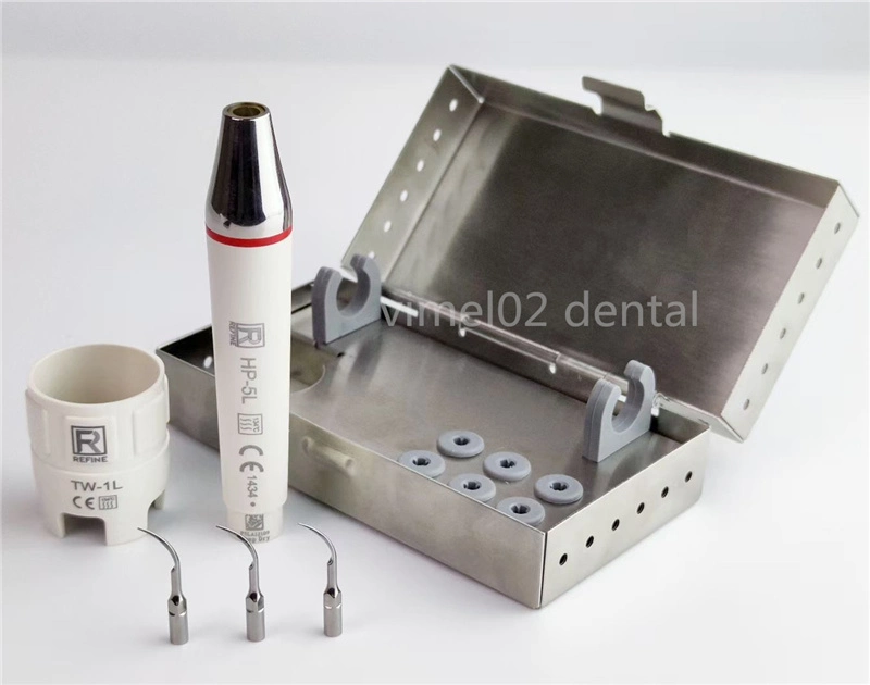 Refinar aplicador dental colocar el carpintero EMS Escalador Piezo de ultrasonidos + P1 Consejos / Llave dinamométrica / Cuadro de esterilizar