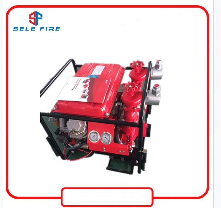 Portable Mobile Fire Pump with 25HP Diesel Engine