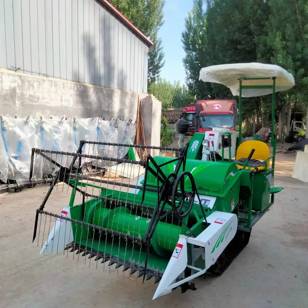 Agricultural Maize Harvesting Machine Mini Pea Bean Soybean Wheat Rice Farm Tractor Harvester Machine