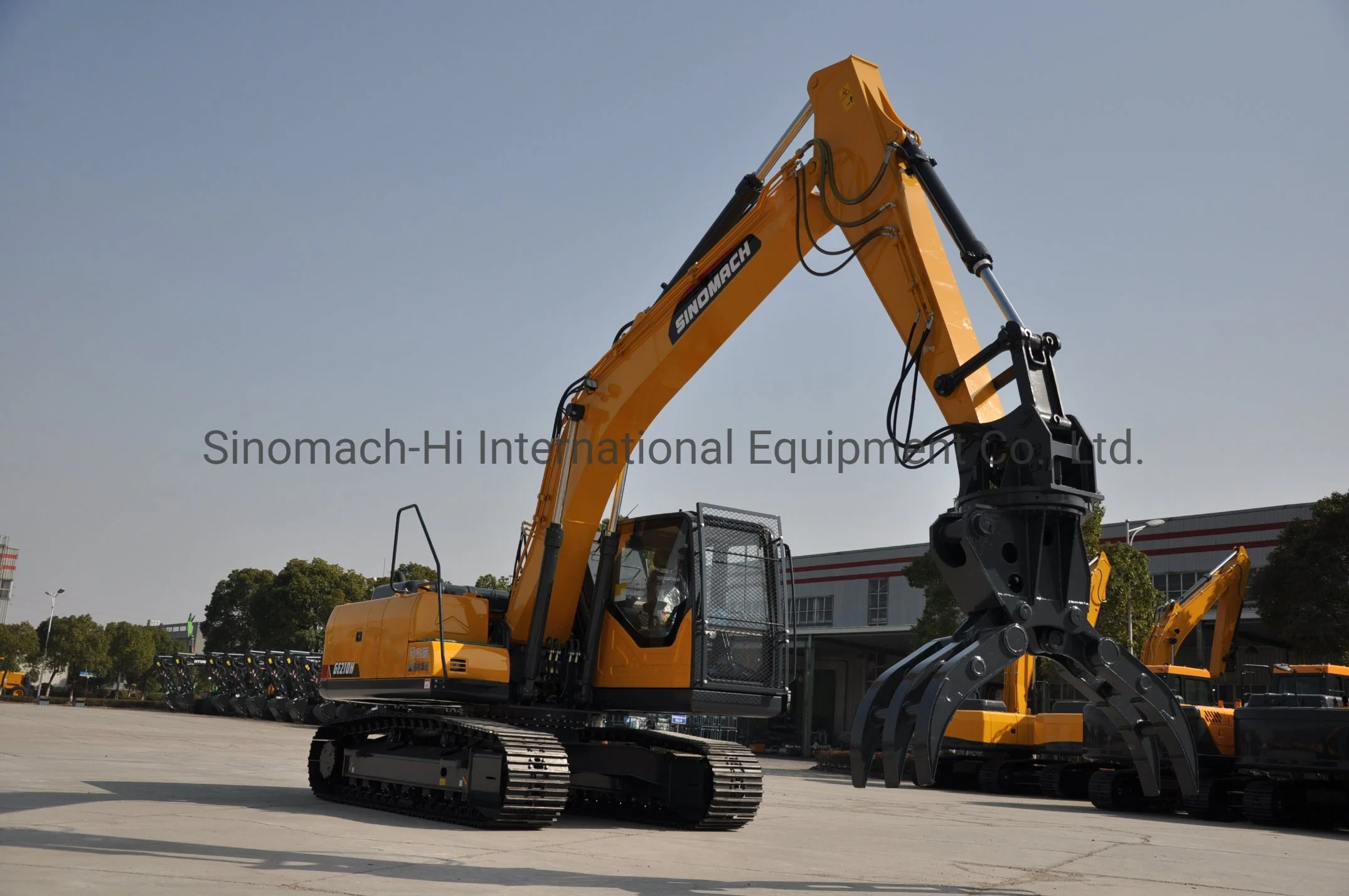 Changlin Sinomach New Style Lengthened Boom Excavator with Liftable Cabin