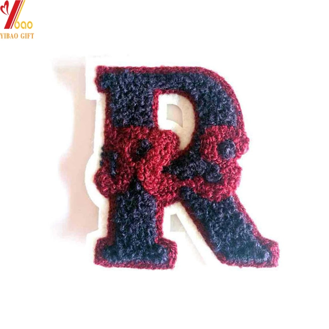 Custom Clothing Label Flower Embroidery Patch, Woven Badge (YB-HR-393)