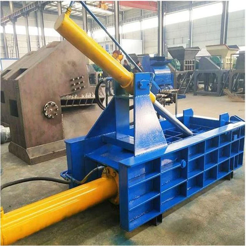 Diesel Generator Hydraulic Briquette Machine Metal Scrap Baler with Remote Control