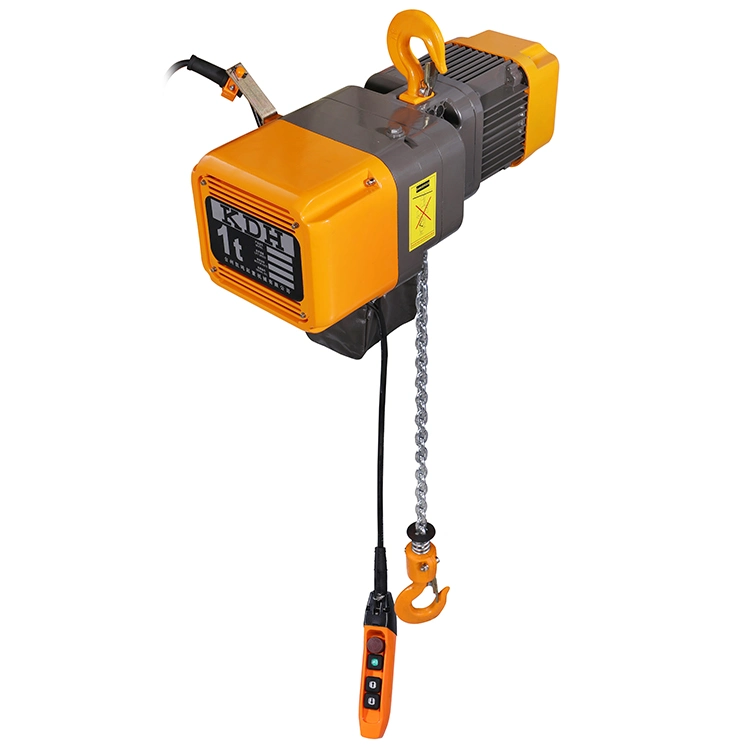 High Quality Electric Chain Hoist with Remote Control 1-5 Ton Chain Block Hook Type electric Lifting Crane