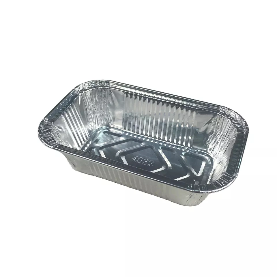 Disposable 35oz/1000ml Baking Used Aluminium Foil Container with Dome Lid