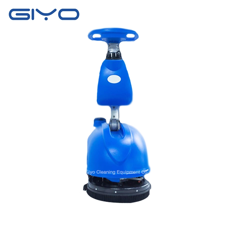 Stations Store Houses Cleaning Equipment Hand Push Dual Disc Mini Automatic Floor Scrubber Dryer