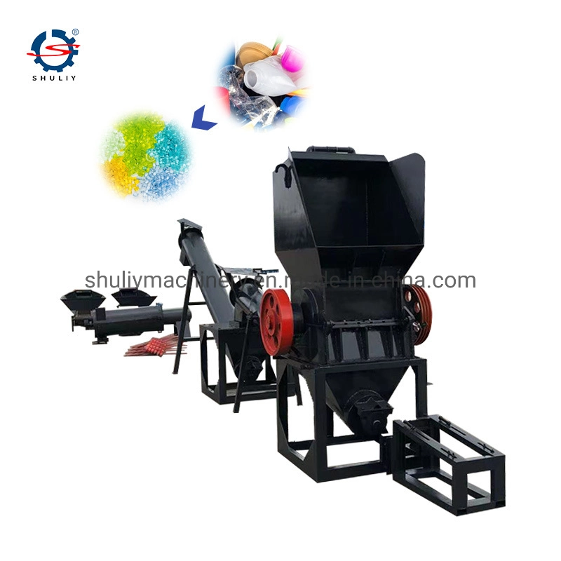 High Capacity 450kg/H Waste Recycling PP PE Pet HDPE Plastic Pellet Machine Extruder