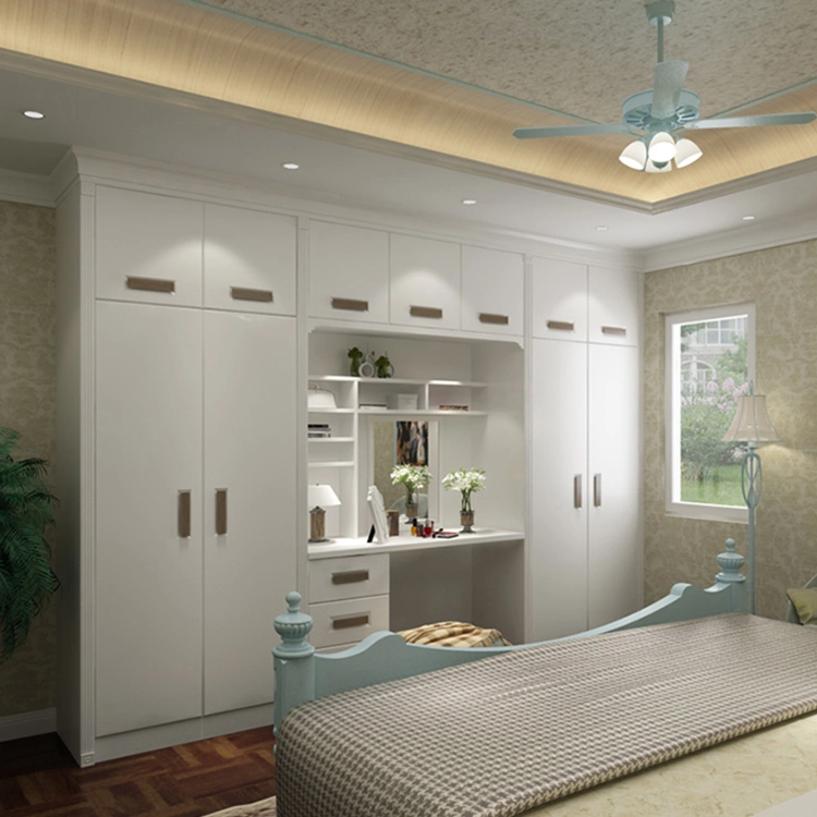 Foshan Factory Modern Big Size White Color Bedroom Wardrobes Furniture Designs