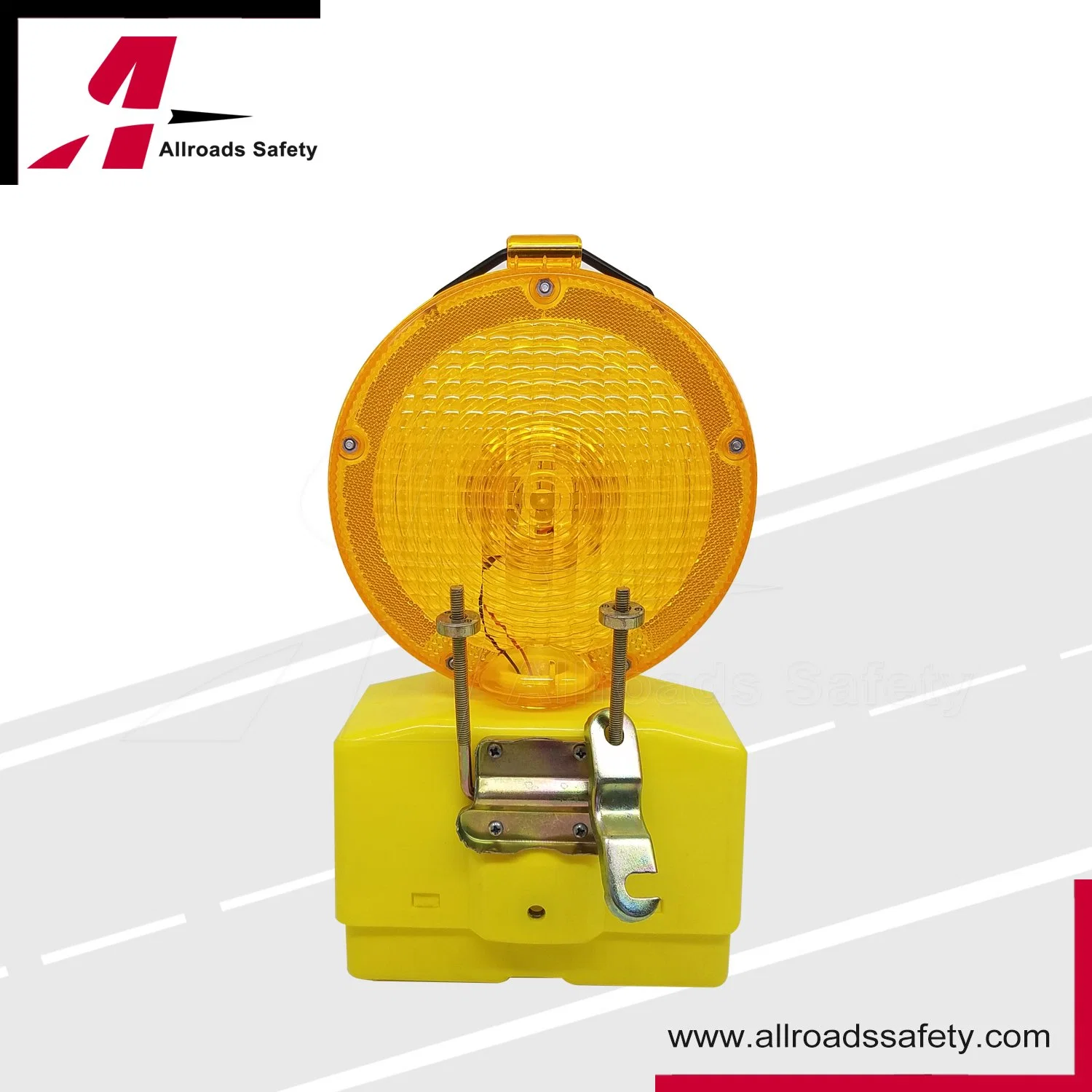 Road Construction Maintenance Work Safety Warning LED Barricade Flashing Light