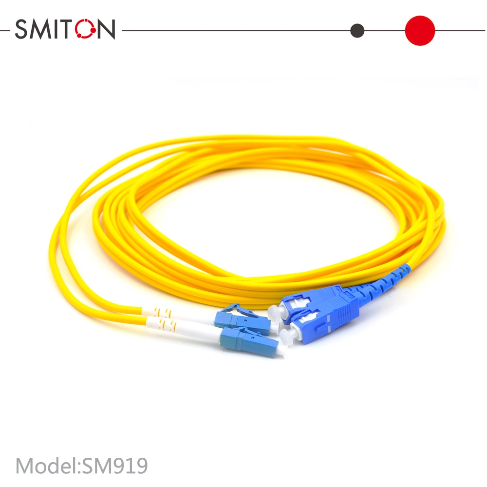 LC-Sc Upc Single Mode Duplex Fiber Optic Cable Patch Cord