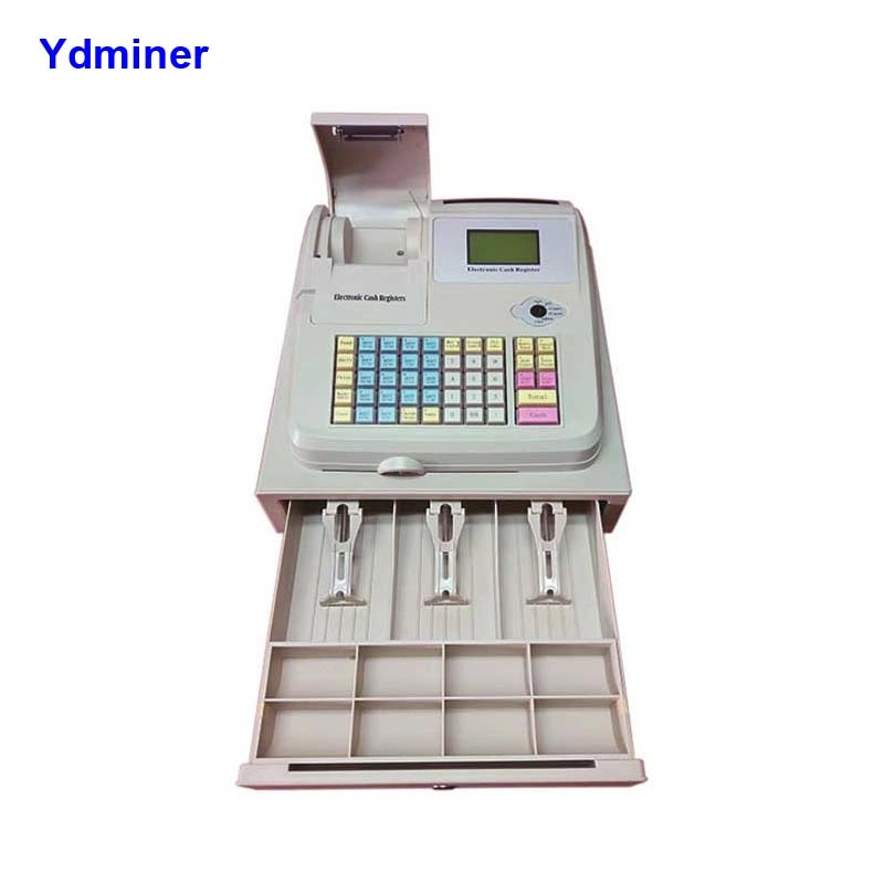 A granel Stock Cheap Electronic Cash Register máquina con 57mm térmico Impresora