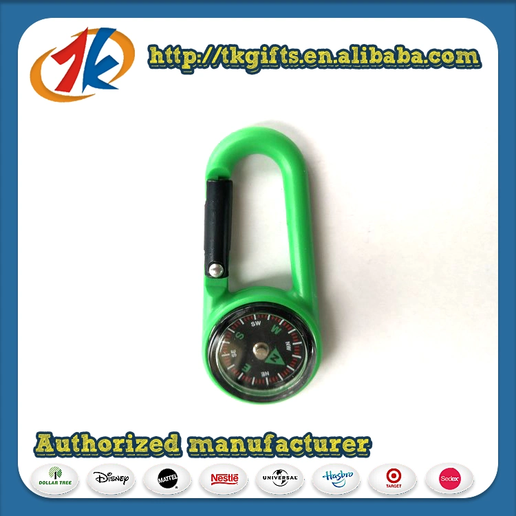 Novelty Plastic Key Holder with Compass Toy
