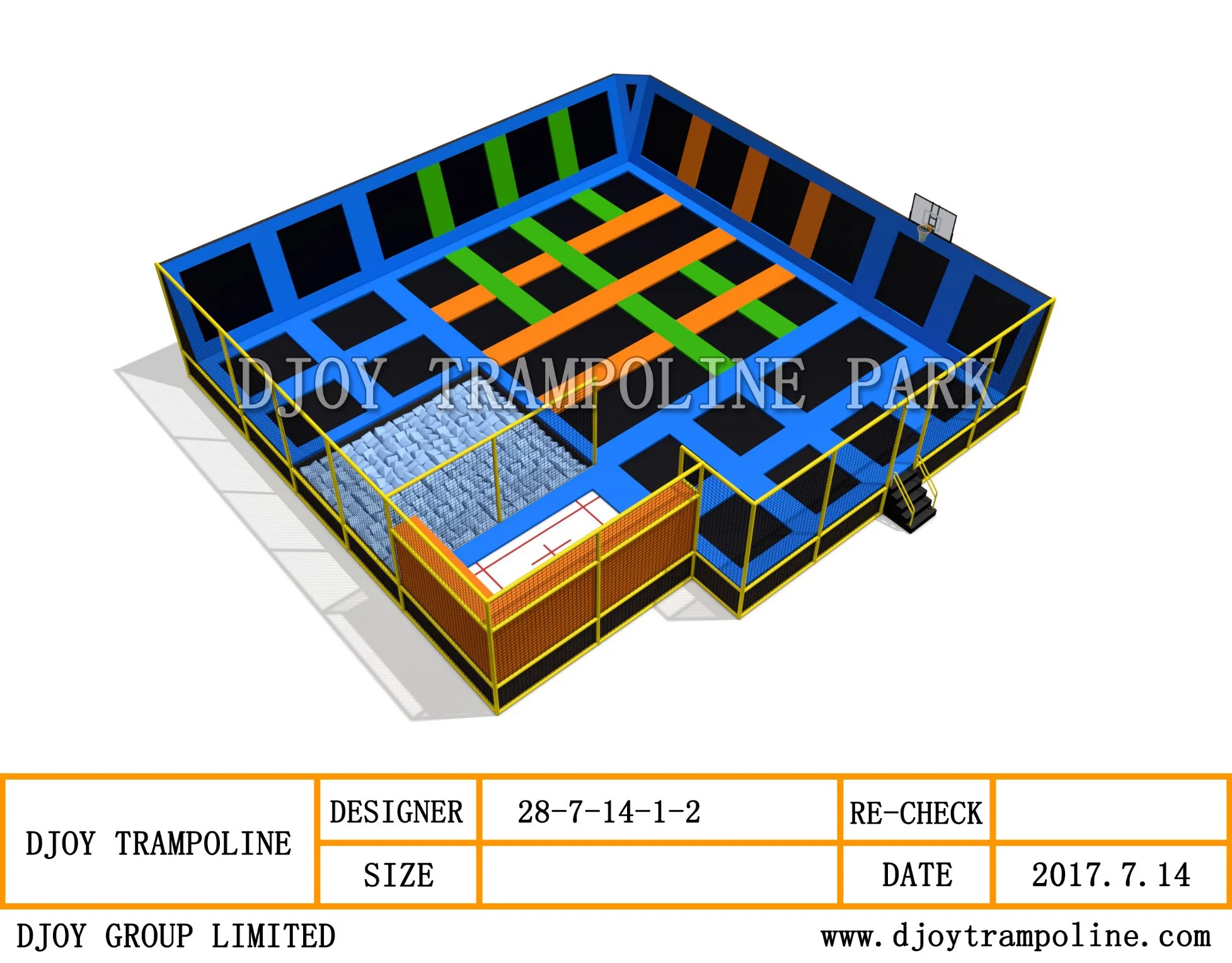 Servicio de OEM Popular Rectangular divertido Mini trampolín para la venta