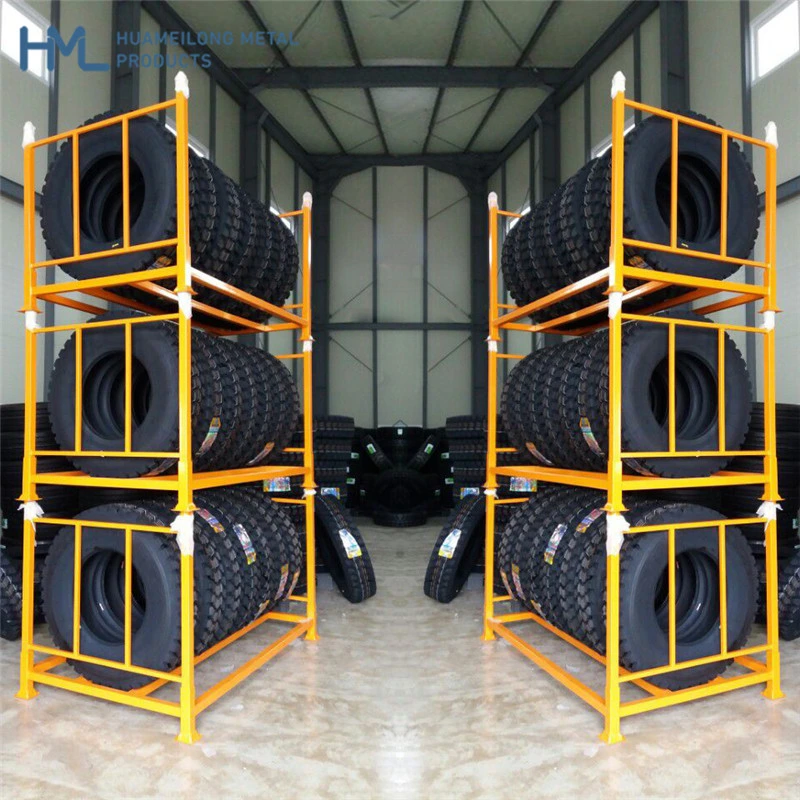 Best Price Heavy Duty Stacking Adjustable Metal Tires Storage Racking