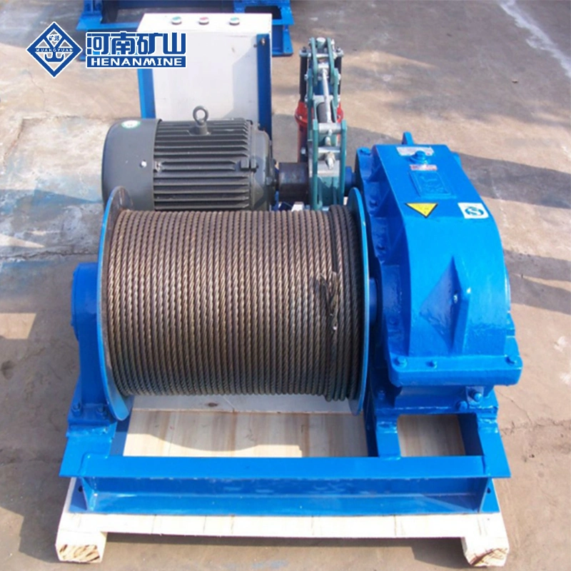 Manual Control Mine 10m/Min Wire Rope Pulling Winch