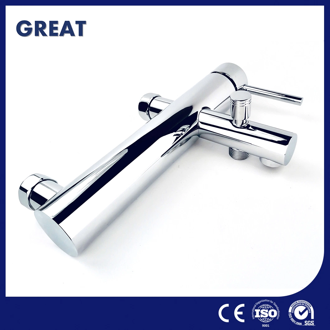 Gregt bathrooom Faucet Поставщики хорошая цена ванна смеситель Gl4903A49 хром Однорычажная ванна кран Китай нет Сплаш Водяной бак кран