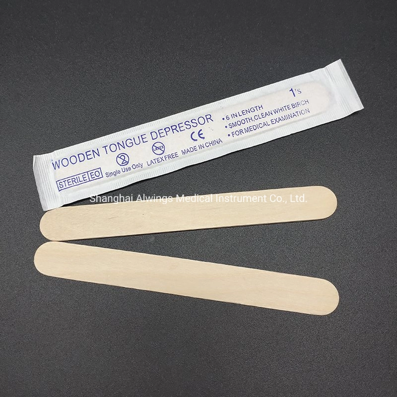 Medical Sterile Disposable Adult Children Wooden Tongue Depressor