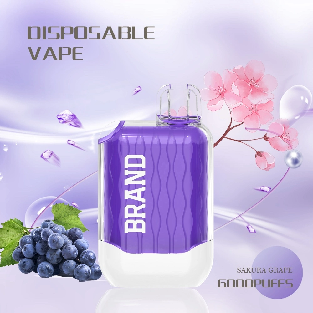 Mais de 50 sabores regulares 7000 puffs descartáveis Vape Pen 2% &amp; 5% de flash do modelo de tanque RGB tipo C recarregável descartável Mini E-cigarro