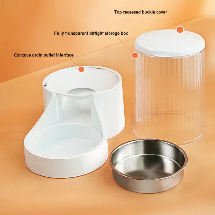 Cat Dog Feeder Food Machine Unplugged Food Eating Pet Feeding Bowl for Pets