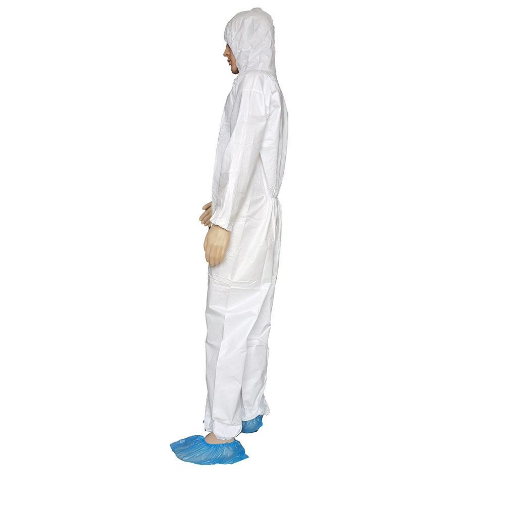 Disposable Microporous Coverall Waterproof White Painters Coveralls