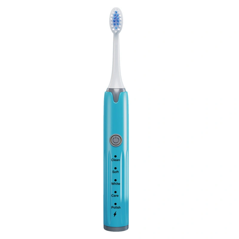 Brosse à dents à poils doux de vibration des ménages de la batterie adulte automatiques par ultrasons brosse à dents électrique